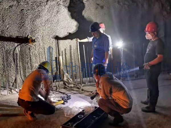 隧道射流風機預埋件拉拔試驗